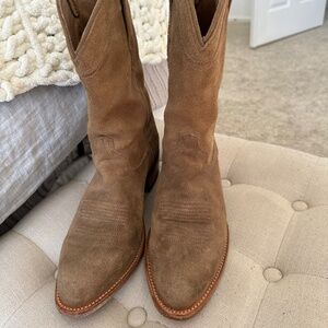 Tecovas Tan Suede Men's Boots